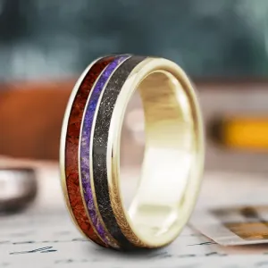 Custom Design - 3-Inlay Narrow Center Ring Zelq_43GVd0sdTUgEDBYnUP2