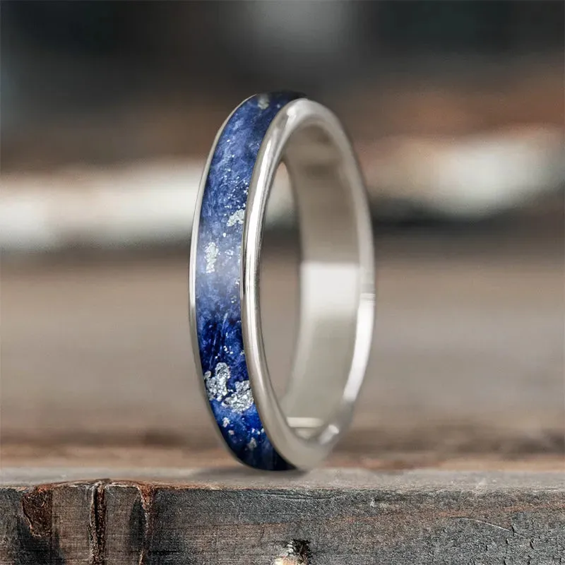Custom Design - Ladies Single Inlay Ring 80GsNszT85afL4lM5Mqt14w7