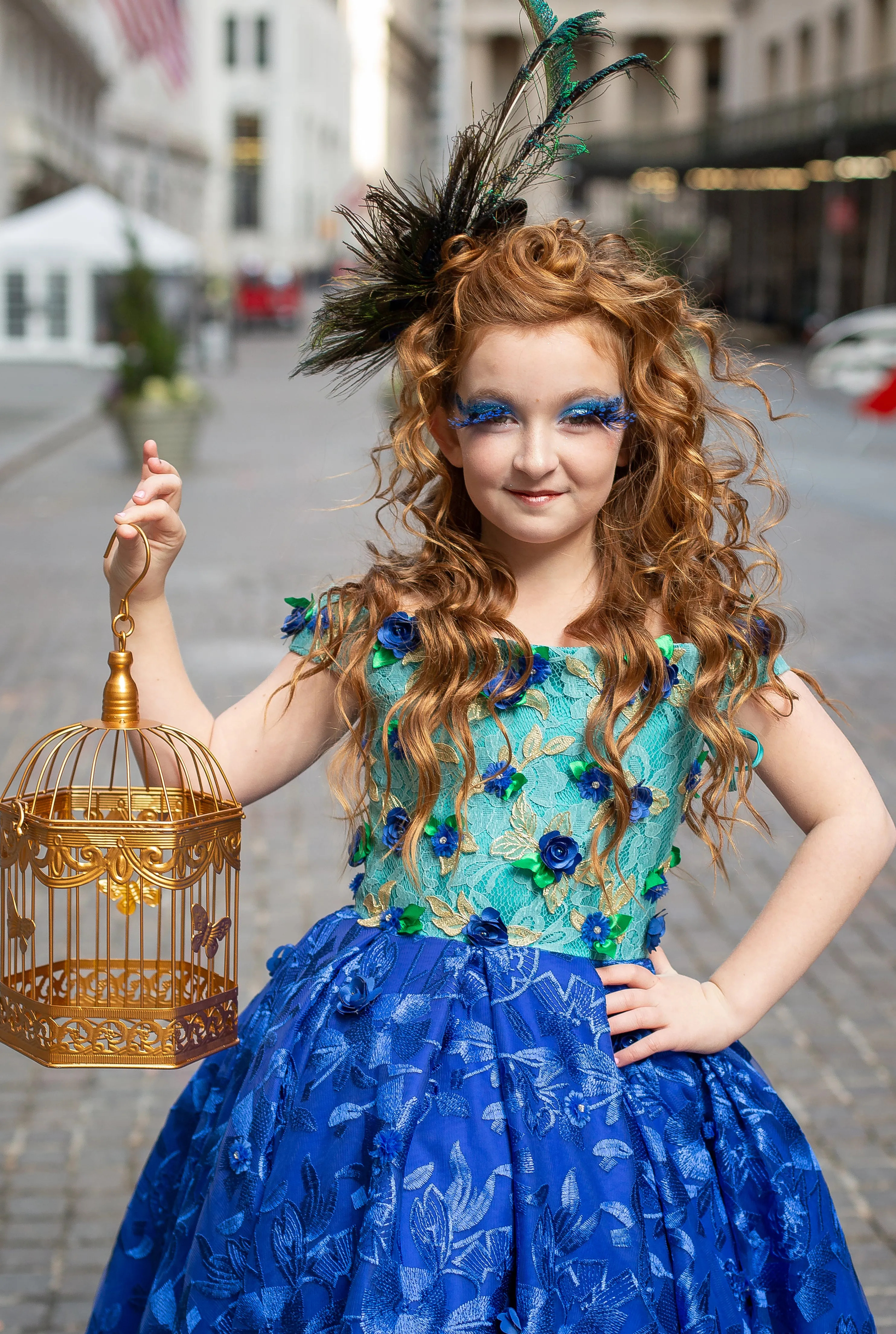 Custom Gown "Peacock"