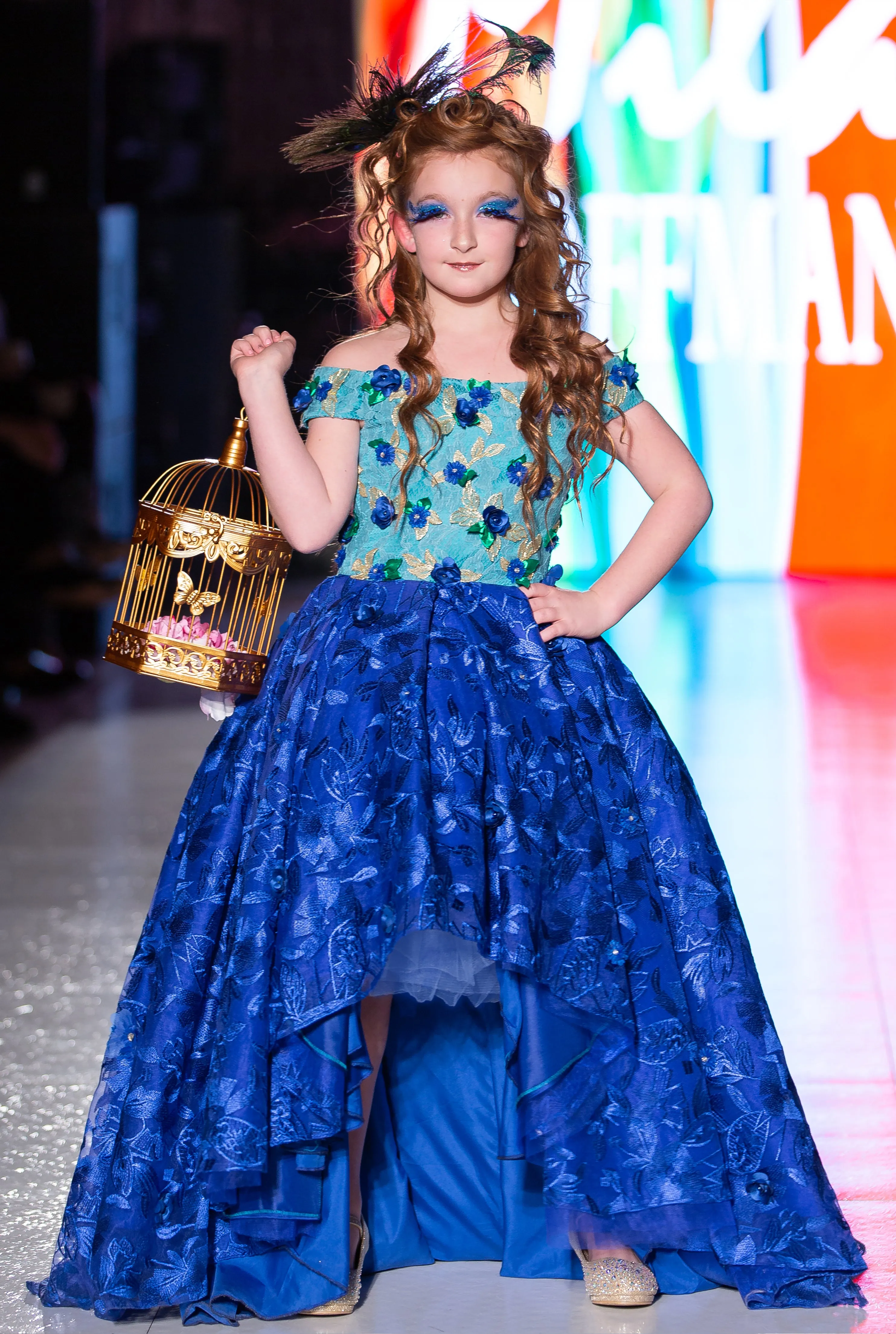 Custom Gown "Peacock"