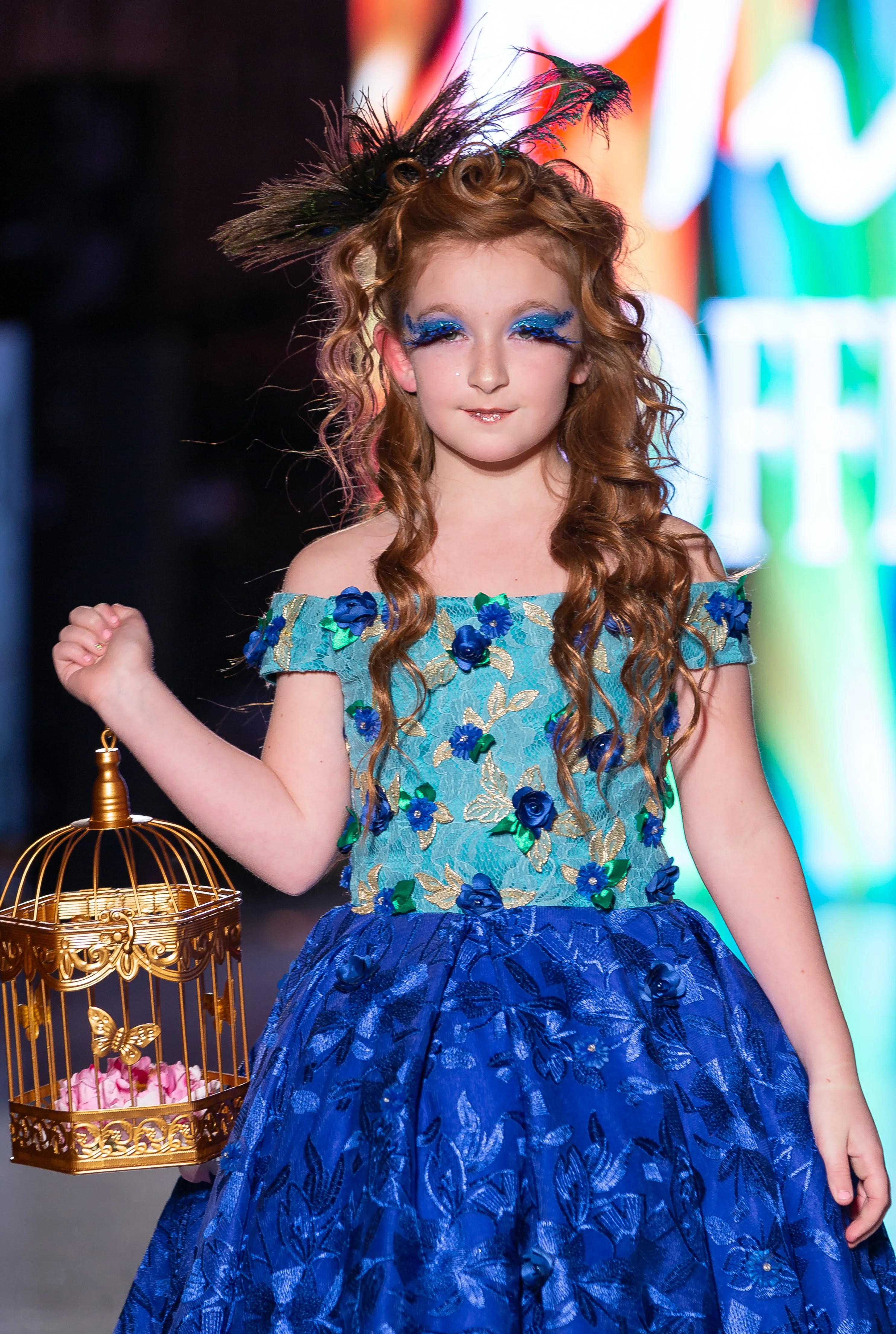 Custom Gown "Peacock"