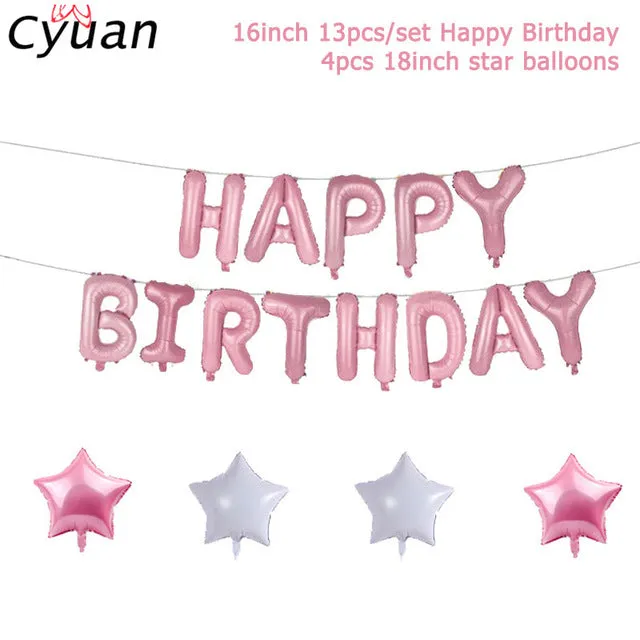 Cyuan Unicorn Party Disposable Tableware Set Kids Birthday Party Paper Cup Plate Hat 1st First Birthday Party Decor Supplies