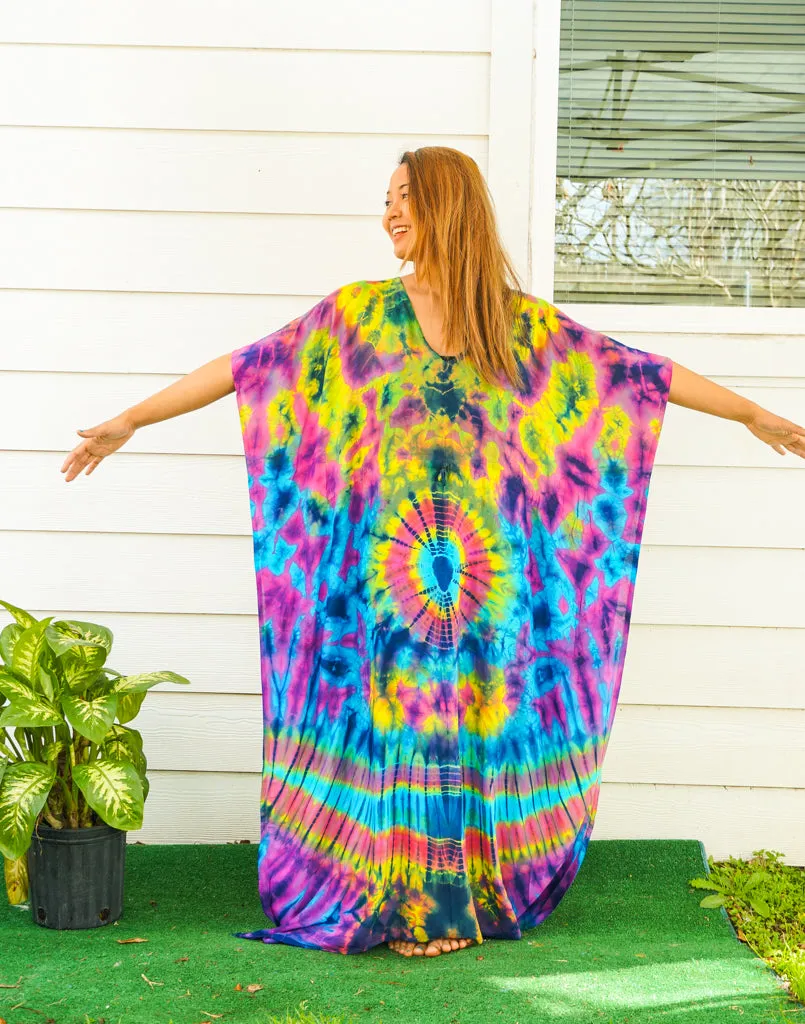 Dancing Colorscape Tie Dye Kaftan