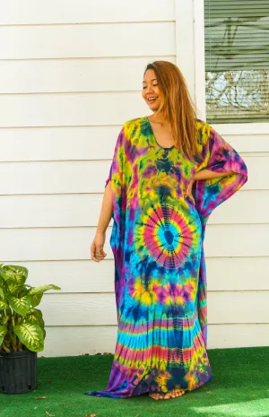 Dancing Colorscape Tie Dye Kaftan