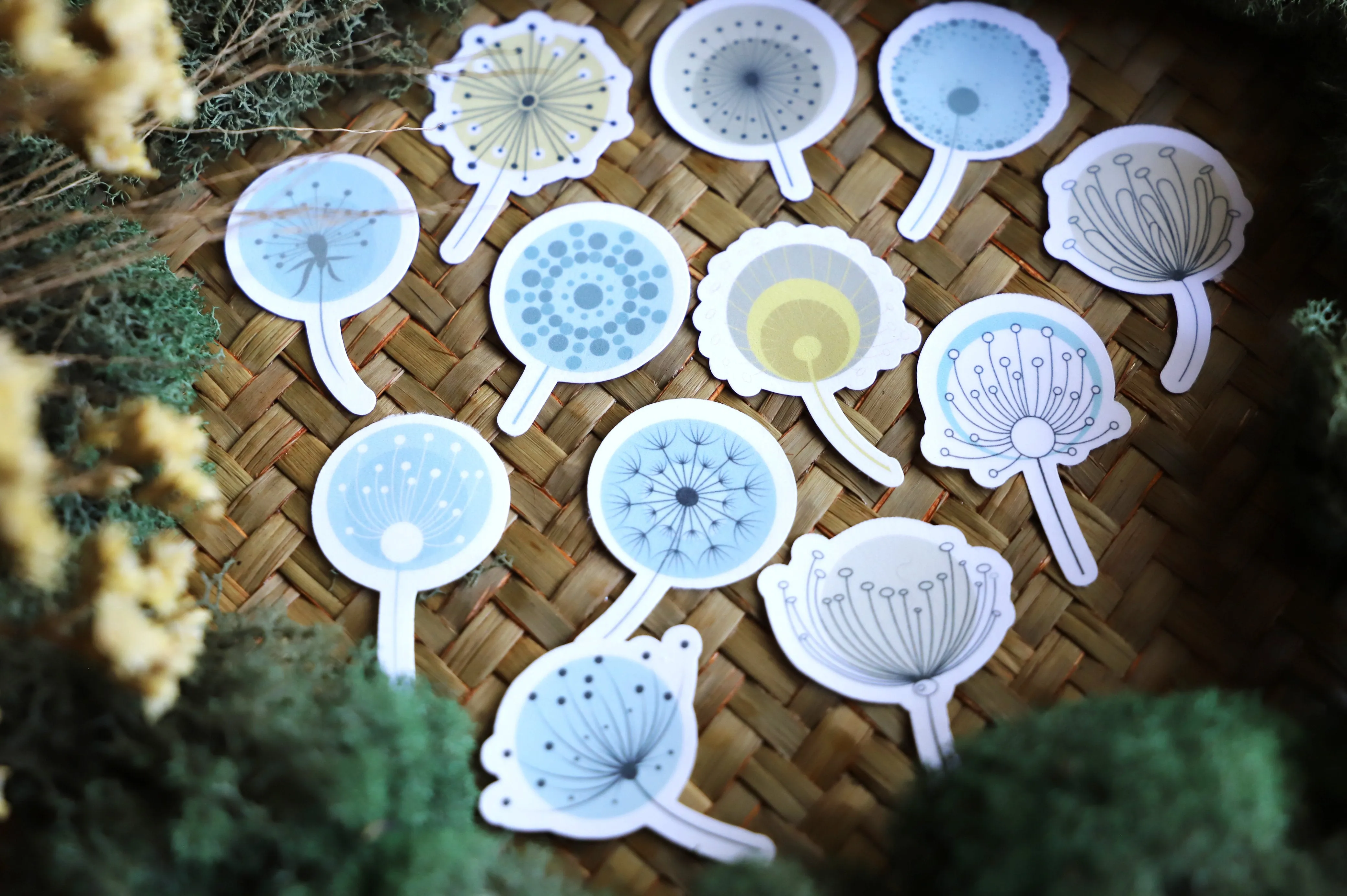 Dandelion sticker pack | 12pk