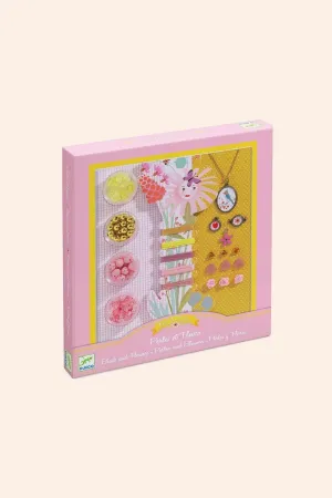 Djeco - Oh! Les Perles - Beads And Flowers