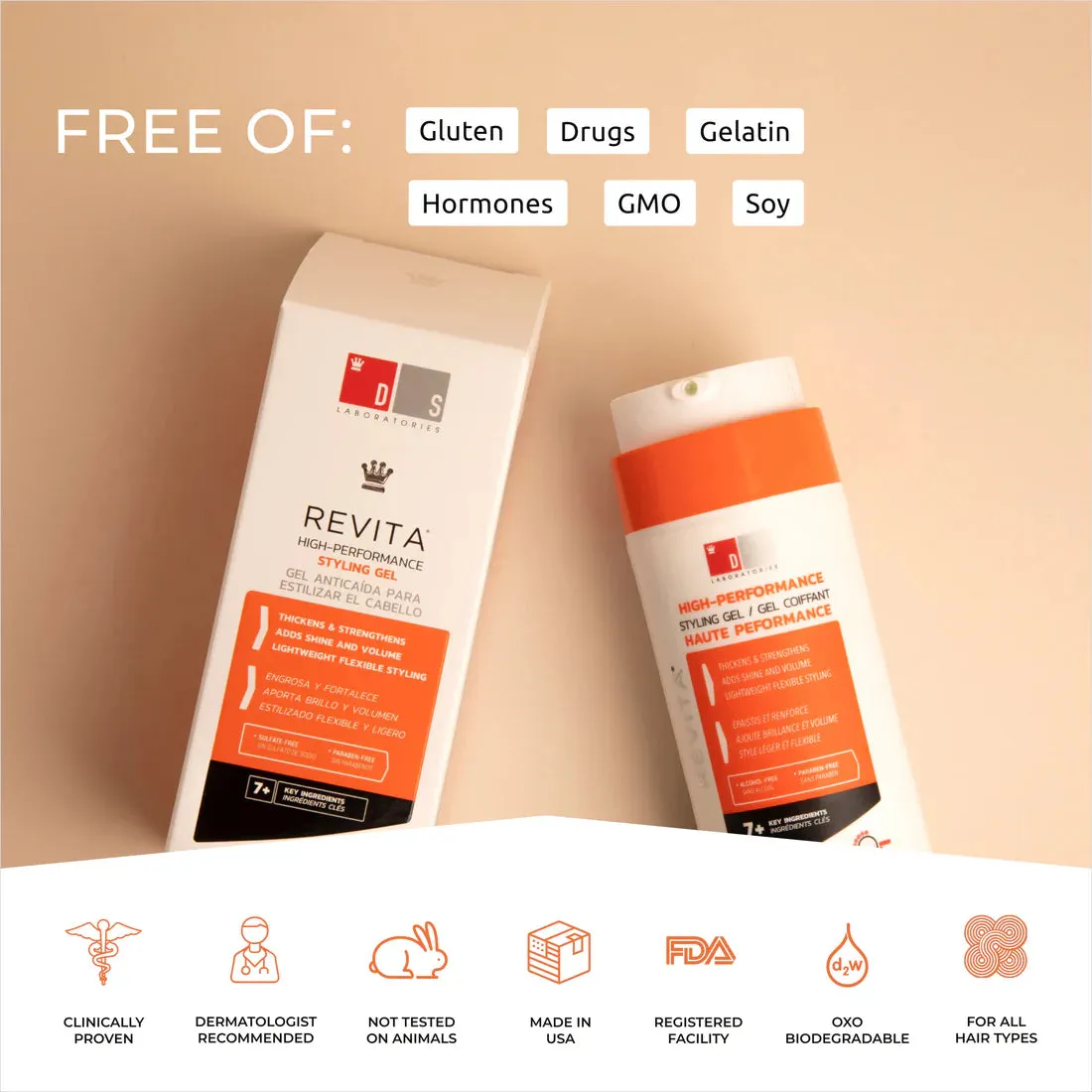 DS Laboratories Revita High Performance Styling Gel
