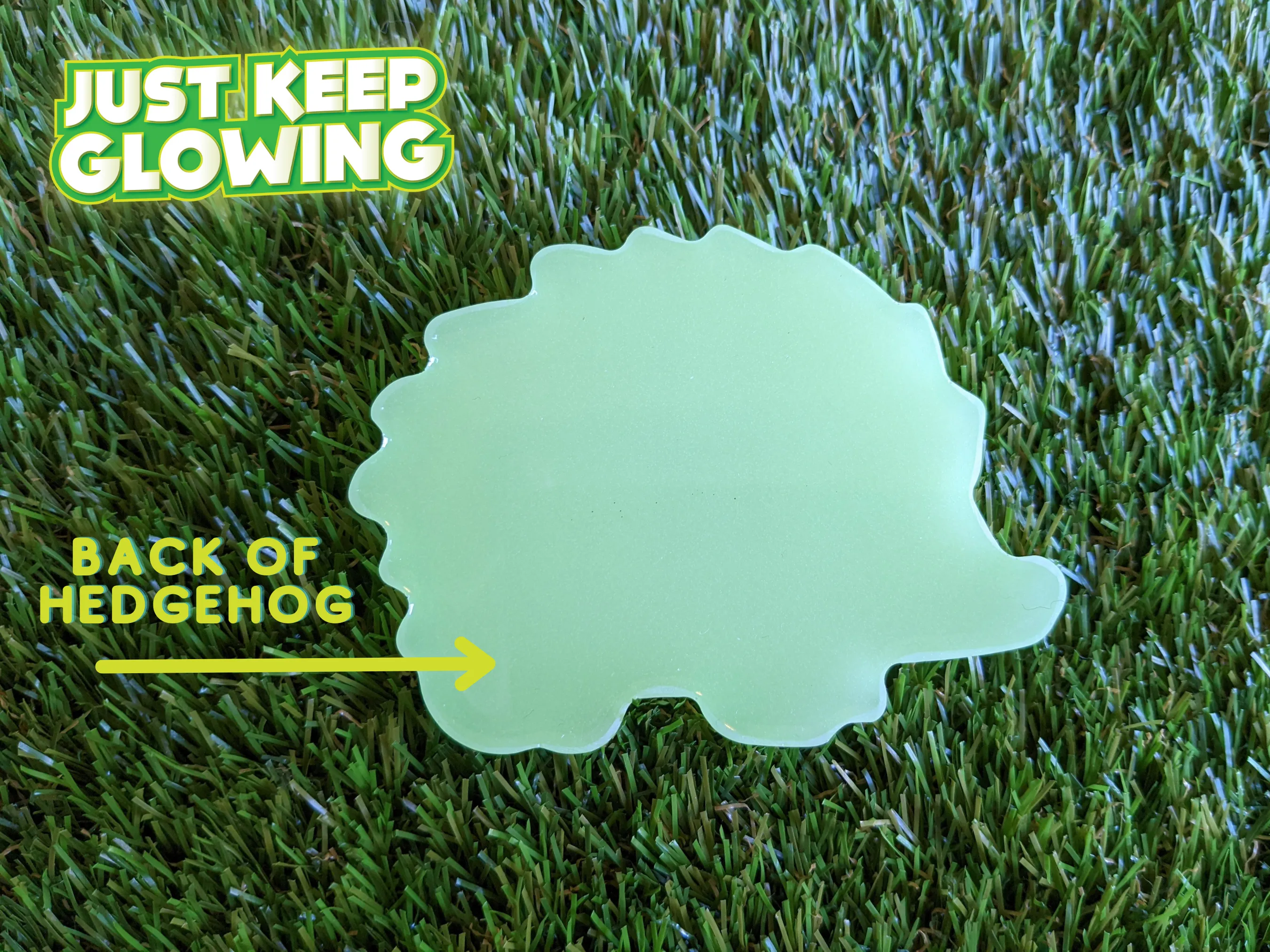EARL THE GLOW IN THE DARK HEDGEHOG LIGHT