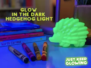 EARL THE GLOW IN THE DARK HEDGEHOG LIGHT