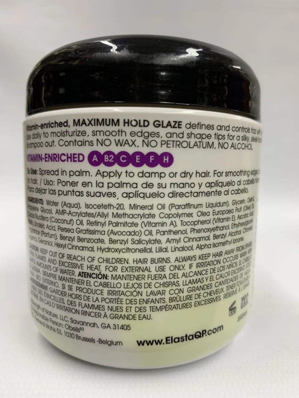 Elasta QP Glaze Plus Conditioning Gel Maximum Hold 6 oz (08492)