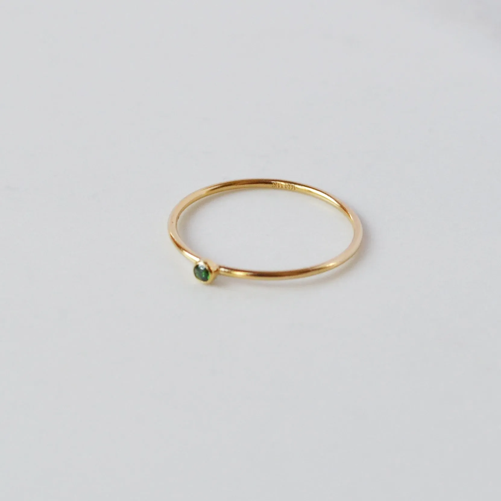 Emerald Tiny Stone Ring