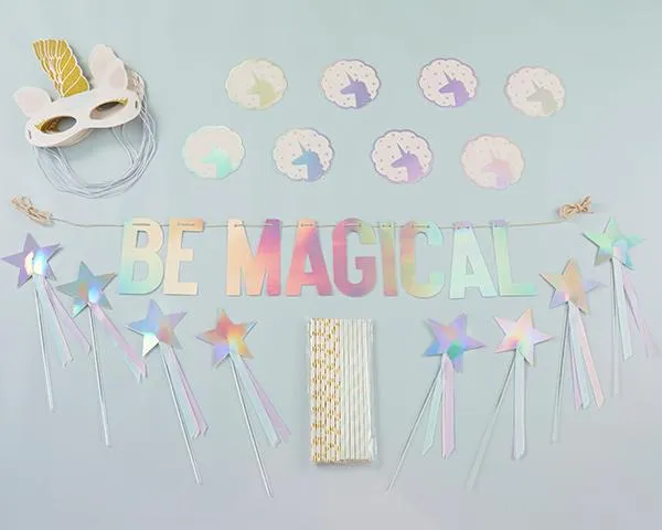 Enchanted Unicorn 49 Piece Party Decor Kit