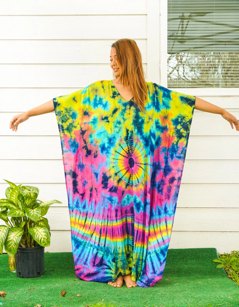 Ethereal Glow Tie Dye Kaftan