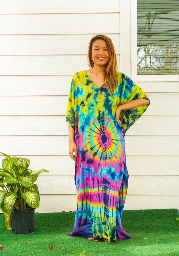 Ethereal Glow Tie Dye Kaftan