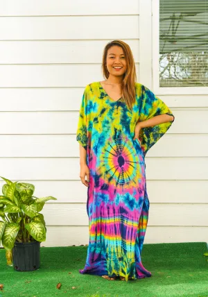 Ethereal Glow Tie Dye Kaftan