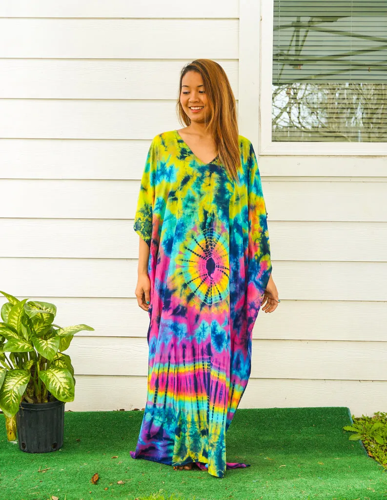 Ethereal Glow Tie Dye Kaftan