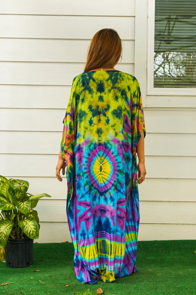 Festival Horizon Tie Dye Kaftan