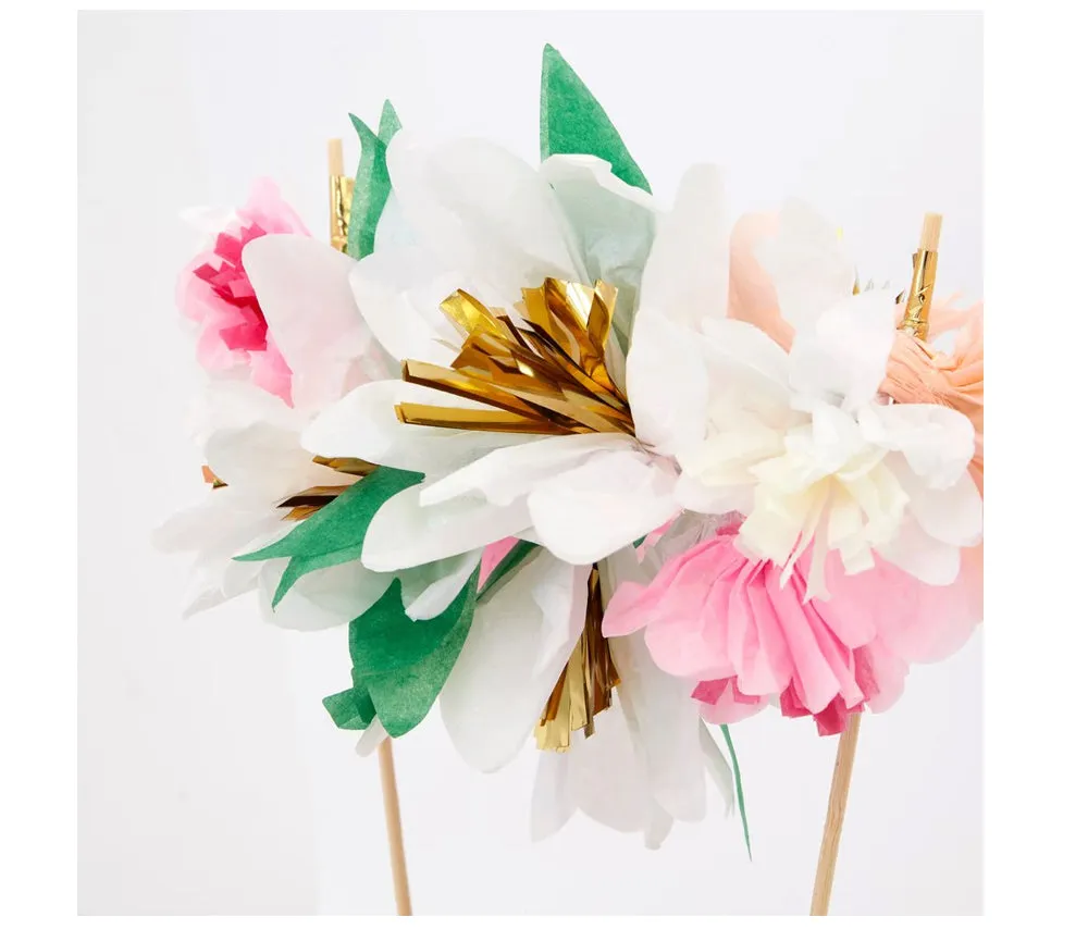 Flower Bouquet Cake Topper