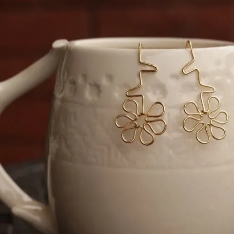 Flower Power Clip Earring