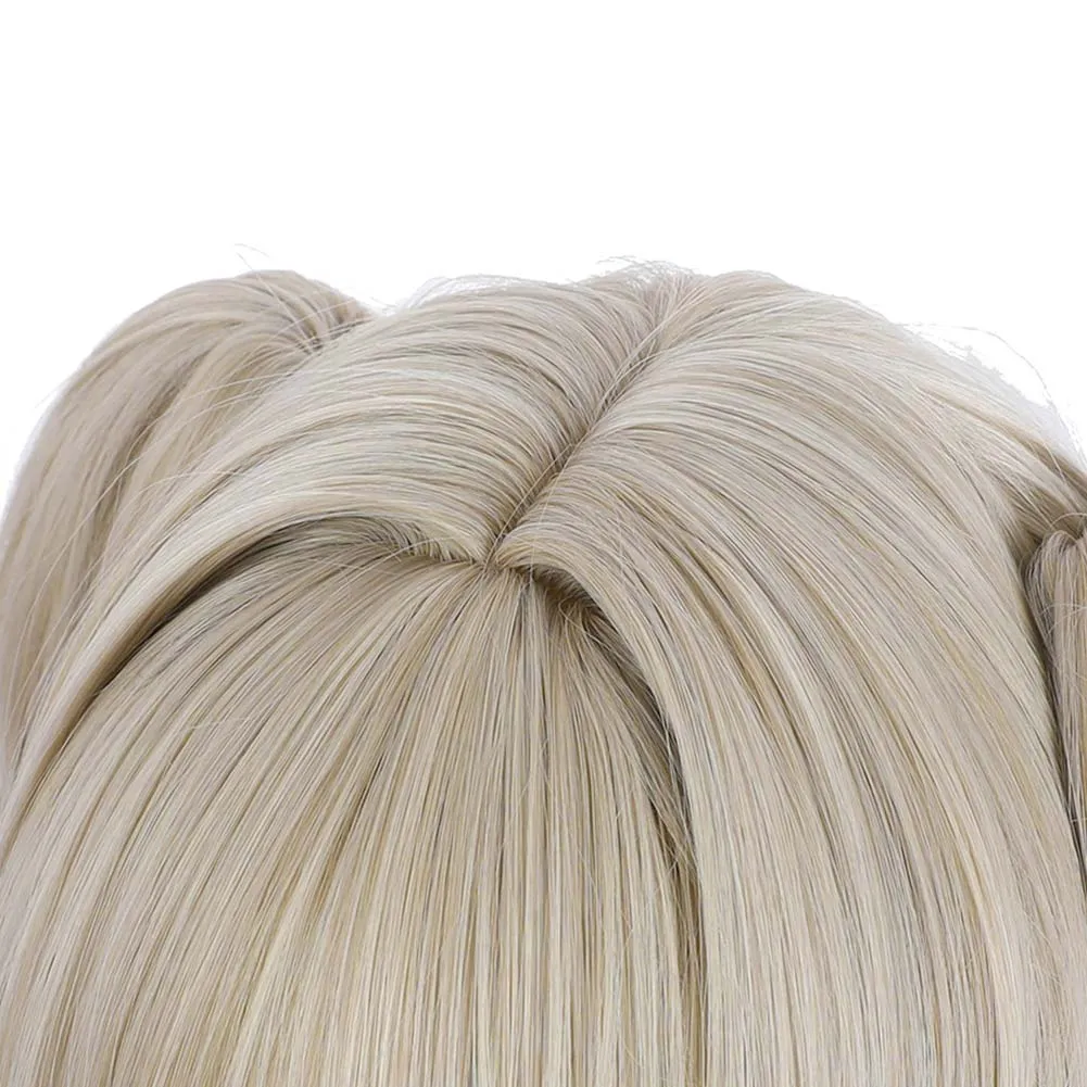 Game Genshin Impact Carnival Halloween Party Props Barbara Cosplay Wig Heat Resistant Synthetic Hair