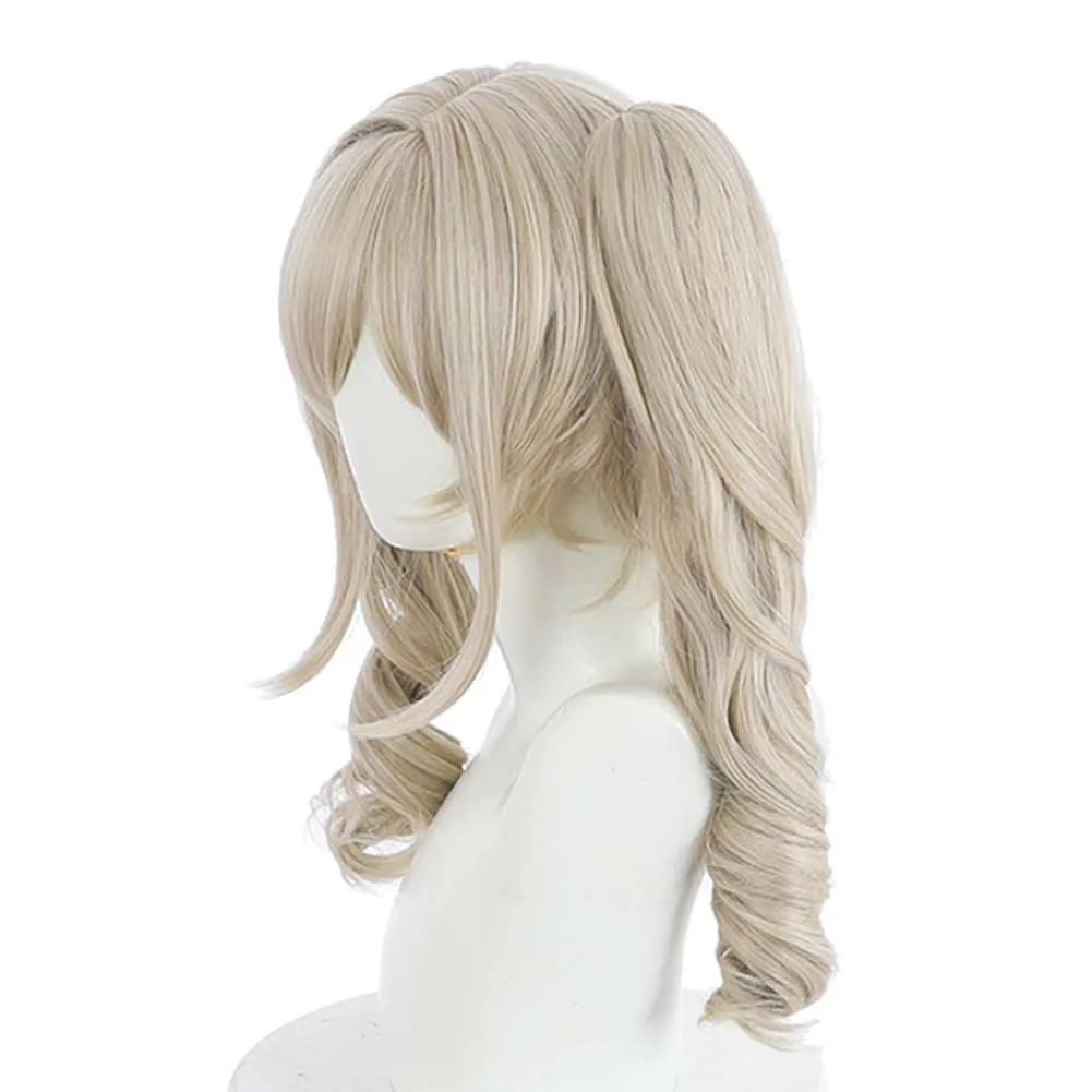 Game Genshin Impact Carnival Halloween Party Props Barbara Cosplay Wig Heat Resistant Synthetic Hair