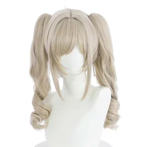 Game Genshin Impact Carnival Halloween Party Props Barbara Cosplay Wig Heat Resistant Synthetic Hair