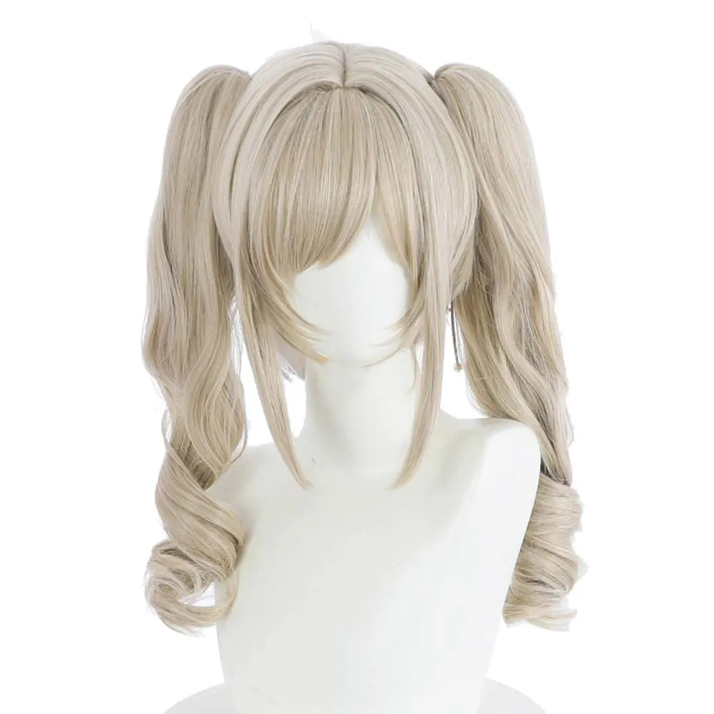 Game Genshin Impact Carnival Halloween Party Props Barbara Cosplay Wig Heat Resistant Synthetic Hair