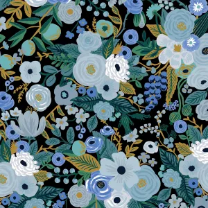 Garden Party Roses in Blue by Rifle Paper Co