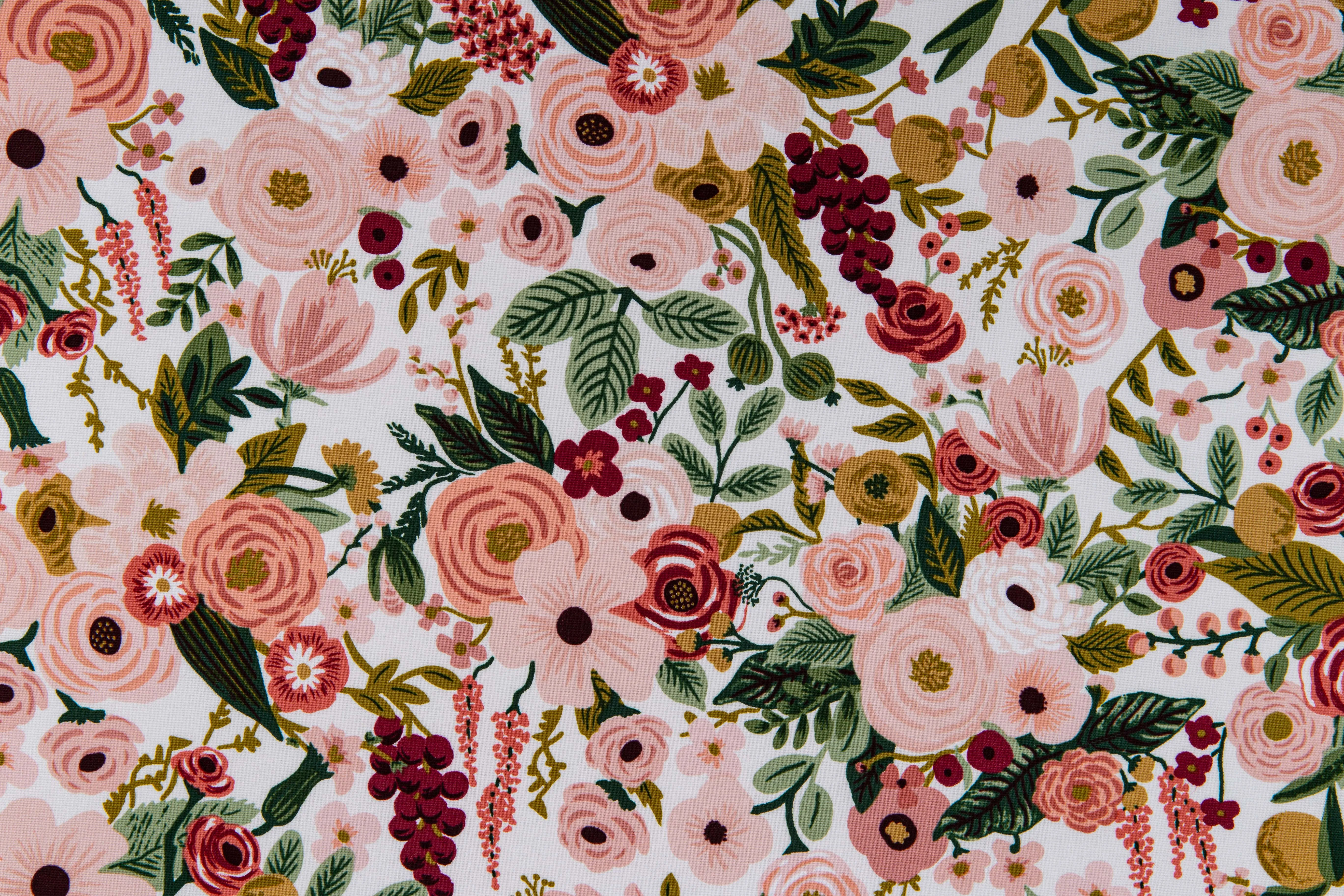 Garden Party Roses in Rose by Rifle Paper Co