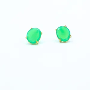 GEMSPOWER SIMPLICITY Earrings medium: 14kt yellow gold