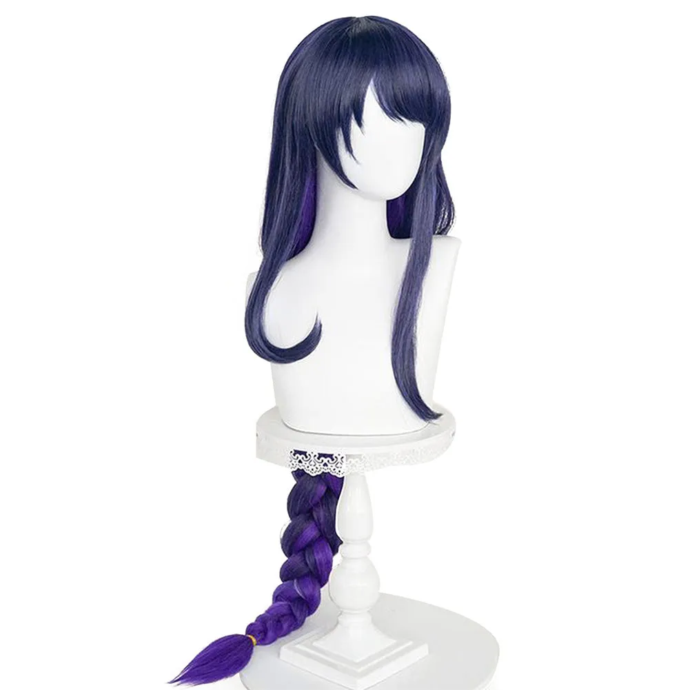 Genshin Impact  Baal Cosplay Wig Heat Resistant Synthetic Hair Carnival Halloween Party Props