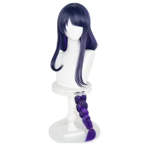 Genshin Impact  Baal Cosplay Wig Heat Resistant Synthetic Hair Carnival Halloween Party Props