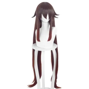 Genshin Impact Carnival Halloween Party Props HuTao Cosplay Wig Heat Resistant Synthetic Hair