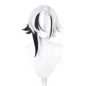 Genshin Impact Fatui Arlecchino Cosplay Wig Heat Resistant Synthetic Hair Carnival Halloween Party Props