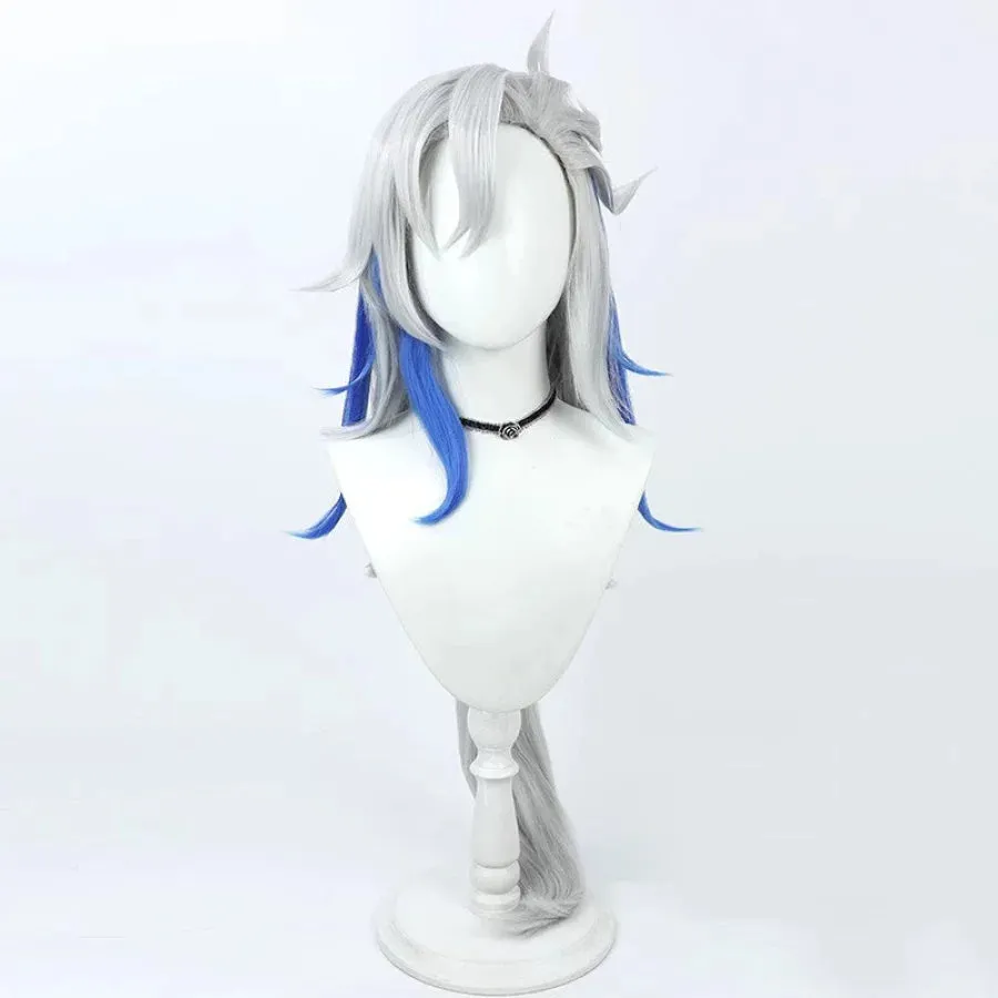 Genshin Impact Neuvillette Cosplay Wig C08584