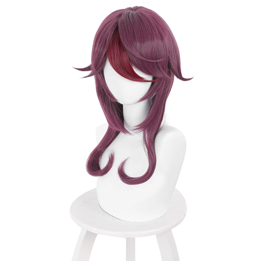 Genshin Impact Rosaria Cosplay Wig Heat Resistant Synthetic Hair Carnival Halloween Party Props