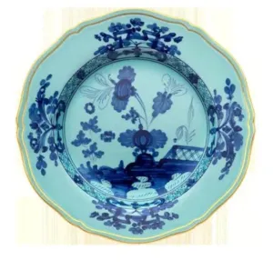 Ginori Flat Dessert/Salad Oriente Italiano Iris