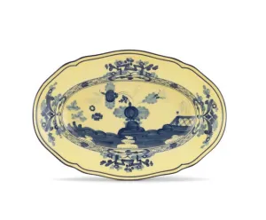Ginori Oval Pickle Dish 8 3/4 Inch Oriente Italiano Citrino