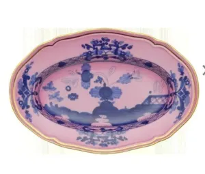 Ginori Oval Pickle Dish Oriente Italiano Azalea