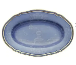 Ginori Oval Pickle Dish Oriente Italiano Pervinca