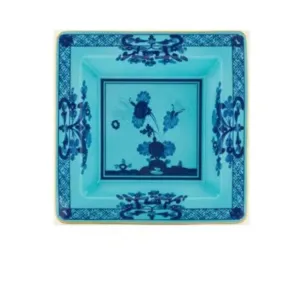 Ginori Small Squared Tray Oriente Italiano Iris