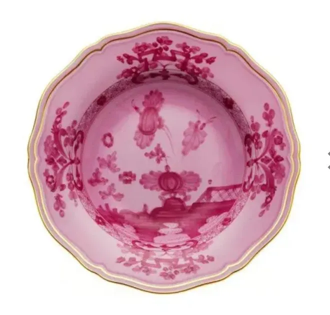 Ginori Soup Plate Oriente Italiano Porpora