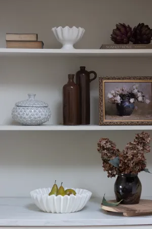 Glazed Bobble Detail Ceramic Pot