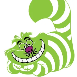 Glow-In-The-Dark: cheshire cat