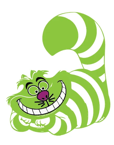 Glow-In-The-Dark: cheshire cat