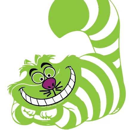 Glow-In-The-Dark: cheshire cat