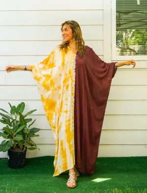 Golden Dawn Two-Tone Kaftan