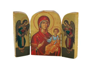 Greek Icon, Medium Triptych