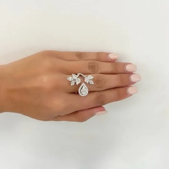 >3 Carat Pear Shape Cut Diamond - K VS1 - 2.95ct - 180989