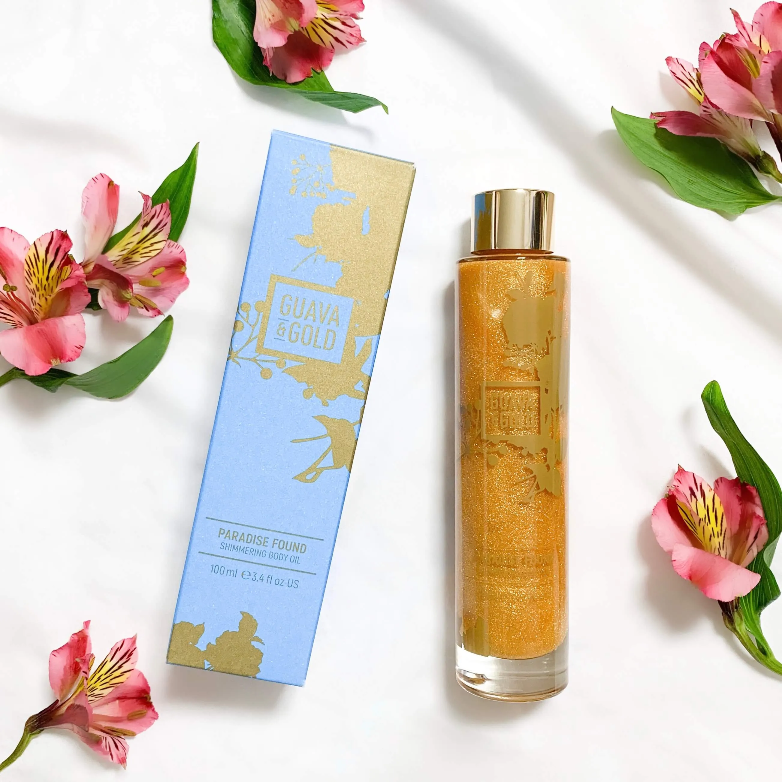 Guava & Gold Shimmering Body Oil